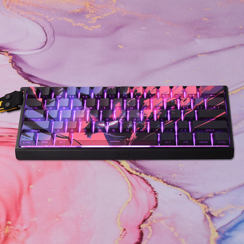 Womier Geng Ghost Keycap Adaptable wooting60he Orron Tarantula Mechanical Wireless Keyboard