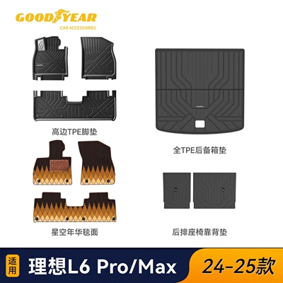 Universal Foot Pad suitable for the new version of the - high-end-injection-molded-upgraded-versionl6-high-edge-full-tpe-floor-mats-nine-piece-set-starry-night-carpet-orange-coffee