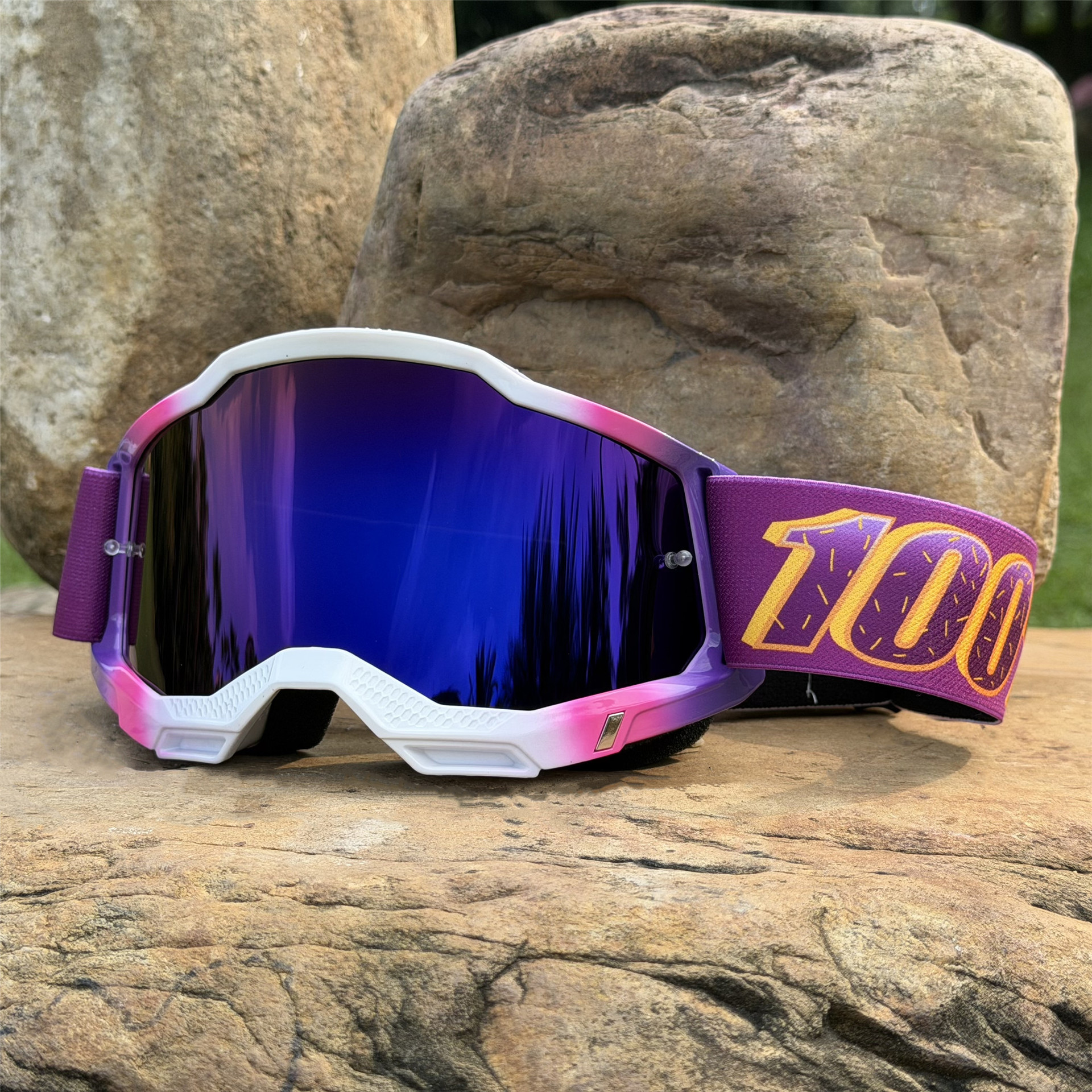 Donut Ski Goggles Motorcycle Goggles 100% Mtb Downhill Bicycle Off-Road Colorful High-Definition Ttq