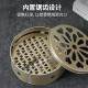 Stainless steel mosquito-repellent incense box fireproof anti-scalding with handle with cover household incense burner indoor tray grid ash mosquito-repellent incense tray