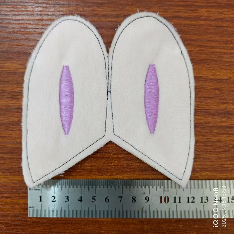 38CM大号拉布布耳朵刺绣配件手工DIY毛绒玩具娃娃辅料自产自销|undefined