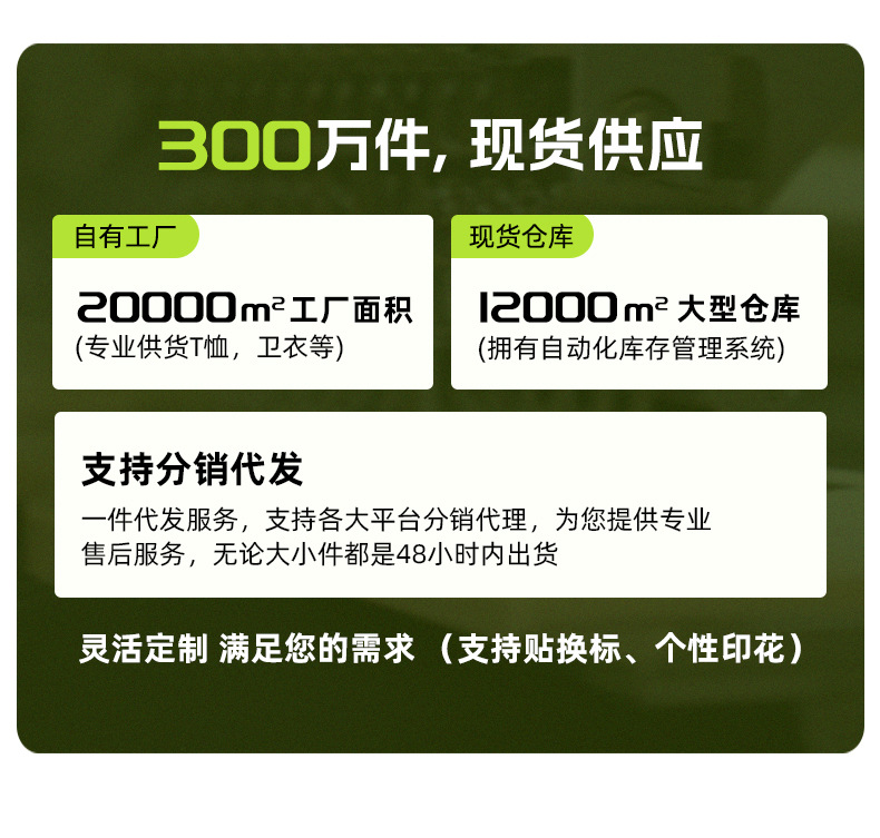 重磅纯棉300g插肩袖t恤日系少年感撞色圆领上衣宽松休闲短袖男夏详情2