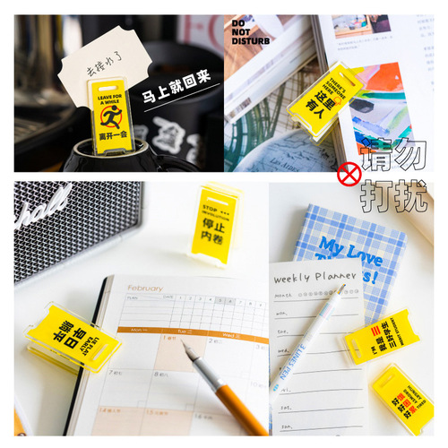 Wholesale small clips, creative desktop ornaments, office workstation decoration, standing clips, reminder clips, message clips, note clips, photo clips