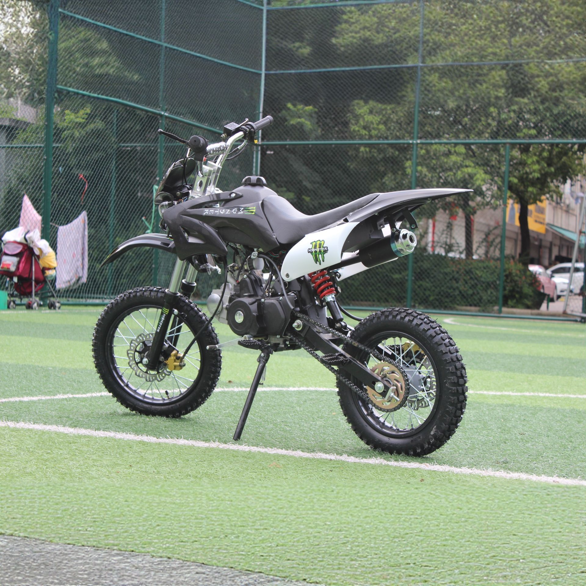 Small Off-Road Mountain Dirt Bike Fuel-Powered Two-Wheeler 125Cc All-Terrain Mountain Dirt Bike