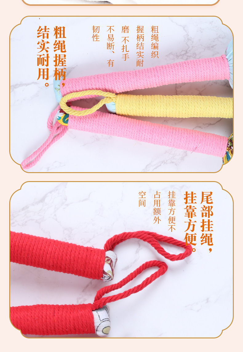 Mugwort Massage Hammer Ai Cao Chui 31cm Cotton Linen Wellness Stick for Neck Shoulder Body Tapping key features
