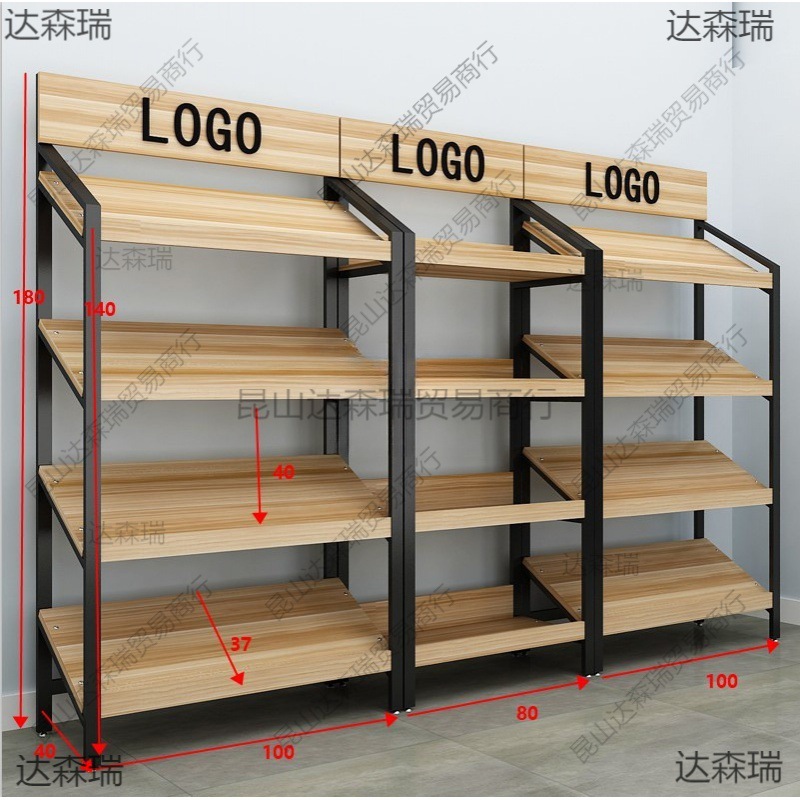 货架展示架电磁炉展示柜斜面产品陈列样品展柜水果蔬菜酒货架鞋柜