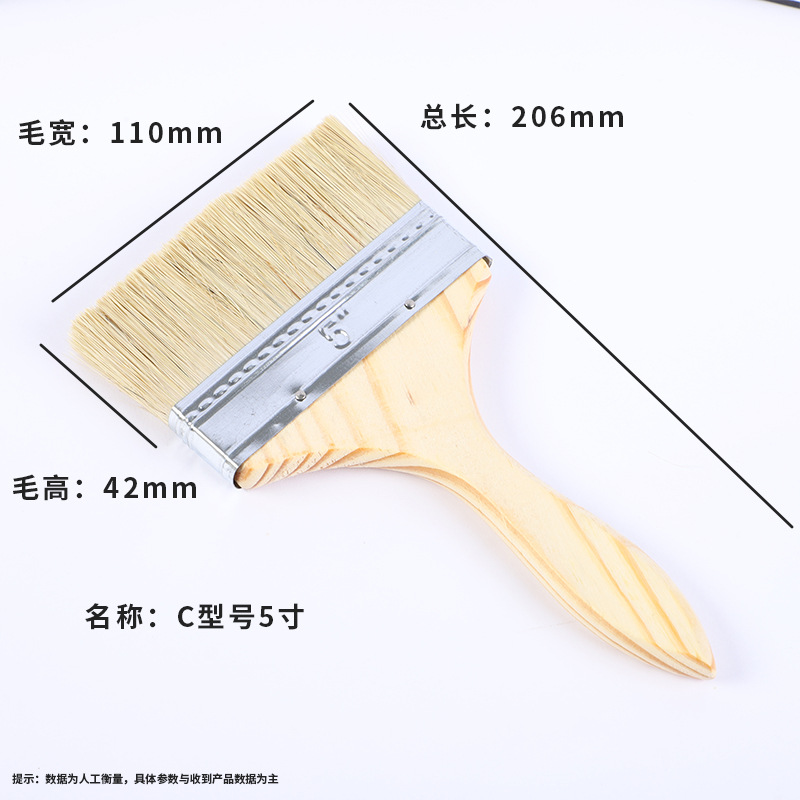 cepillo de pelo industrial cepillo de pintura cepillo de pegamento doméstico cepillo de pintura de pelo suave cepillo de pelo de cerdo cepillo de madera cepillo de barbacoa