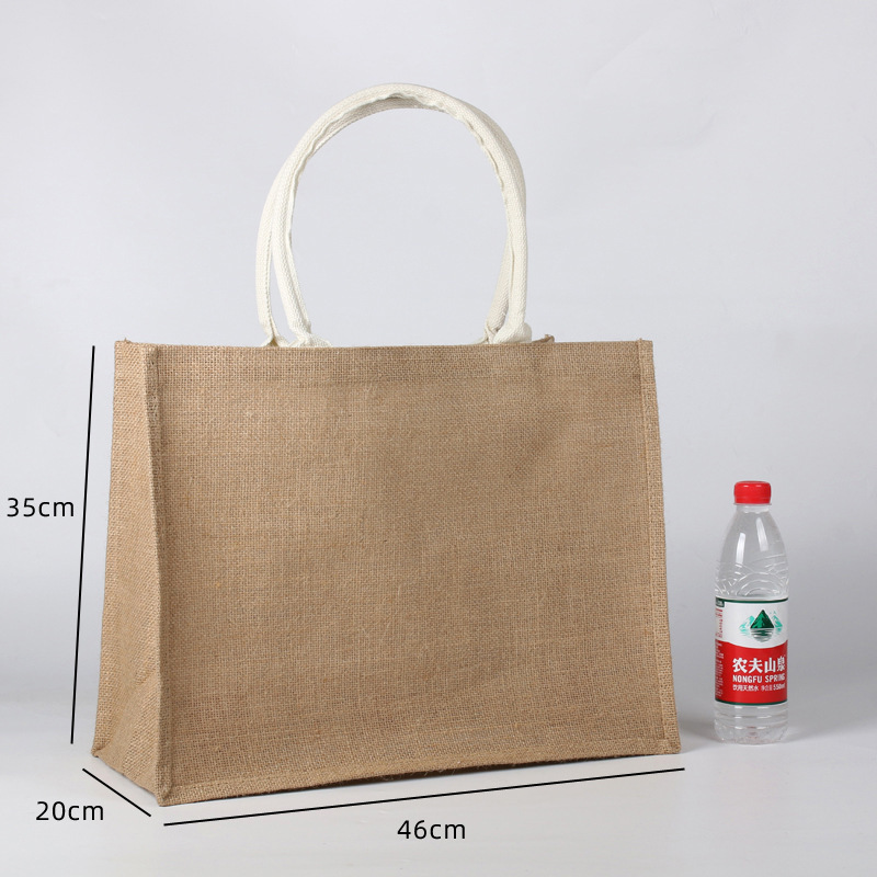 Bolsas de lino personalizadas en el sitio, logotipo impreso sin impresión, bolsas de lino al por mayor, bolsas de compras de regalo de boda