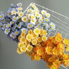 30 single chamomile artificial flowers small daisy bouquet living room fake daisy decoration chrysanthemum dried flower flower decoration