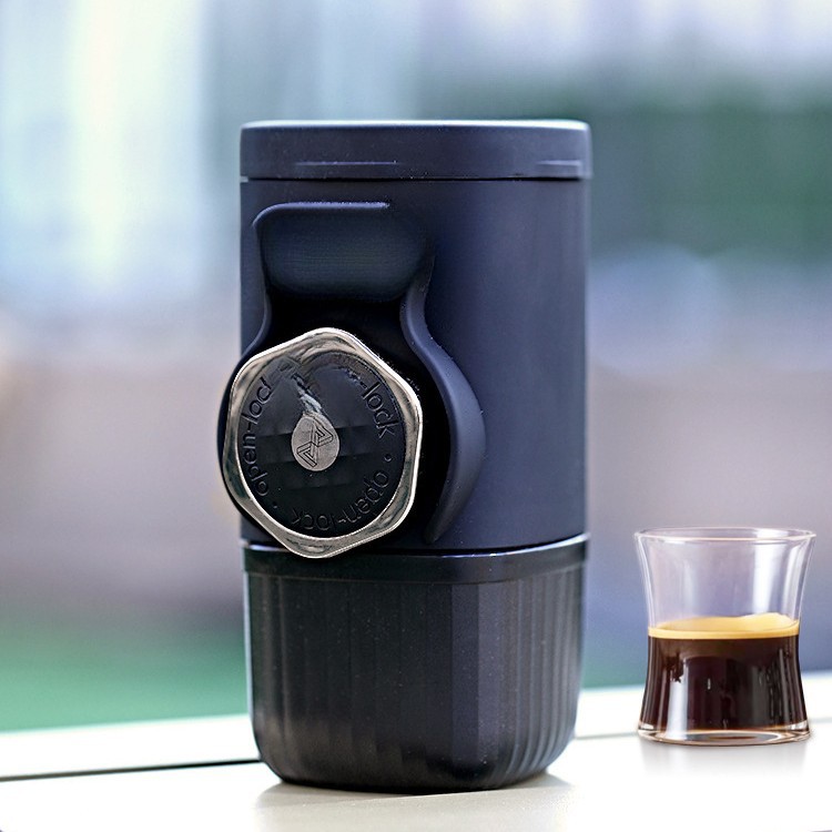 ✅ Zhenhang Xiuinxiu Portable Espresso Machine Hand-Pressed Manual Capsule Machine Outdoor Camping Travel Small