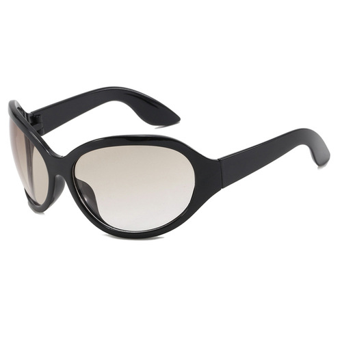  New Arrival Cross-Border Futuristic Oversized Sunglasses: Bold Y2K-Style European & American Design, Dramatic Trendsetter Shades Perfect for 