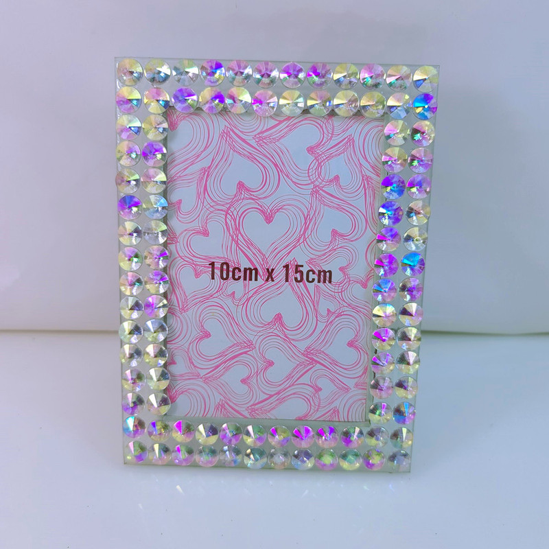 Children's Photo Frame. Diamond-Encrusted Foldableing Fashion Frame. Colorful Diamond-Encrusted Pendulum Photo Frame Batch Customization