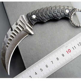 C1110爪刀固定刀D2钢刀片、G10手柄户外露营刀防身EDC工具刀