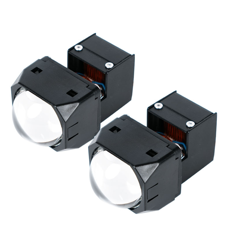 Venta directa de fábrica de 1,5 pulgadas doble lámpara Copa LED matriz doble Módulo de luz de alta potencia modificado coche faro lejos y cerca integrado