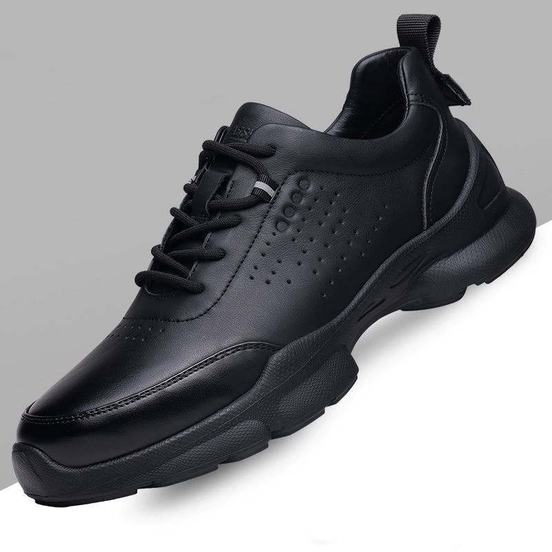 Модная повседневная мужская обувь трансграничная новая классическая обувь из дикого делового стиля, дышащая на открытом воздухе мягкая подошва, легкая обувь