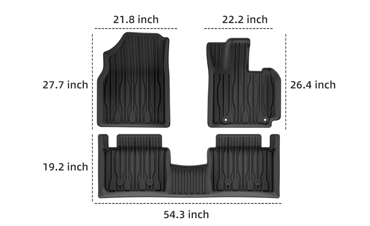 Car Floor Mats TPE For 25 BYD SEAL 5/BYD Destroyer 05