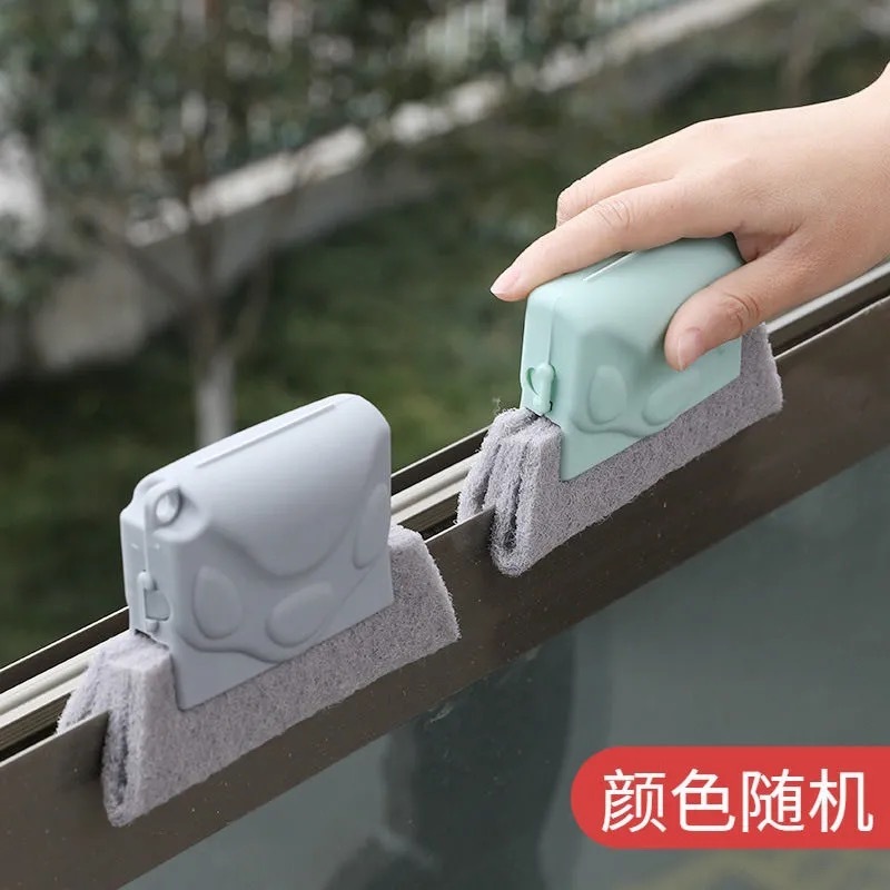 窓と窓の隙間の溝の溝の清潔ブラシ窓の溝の家庭用の清潔な道具は窓の神器のビルの外を拭きます。|undefined