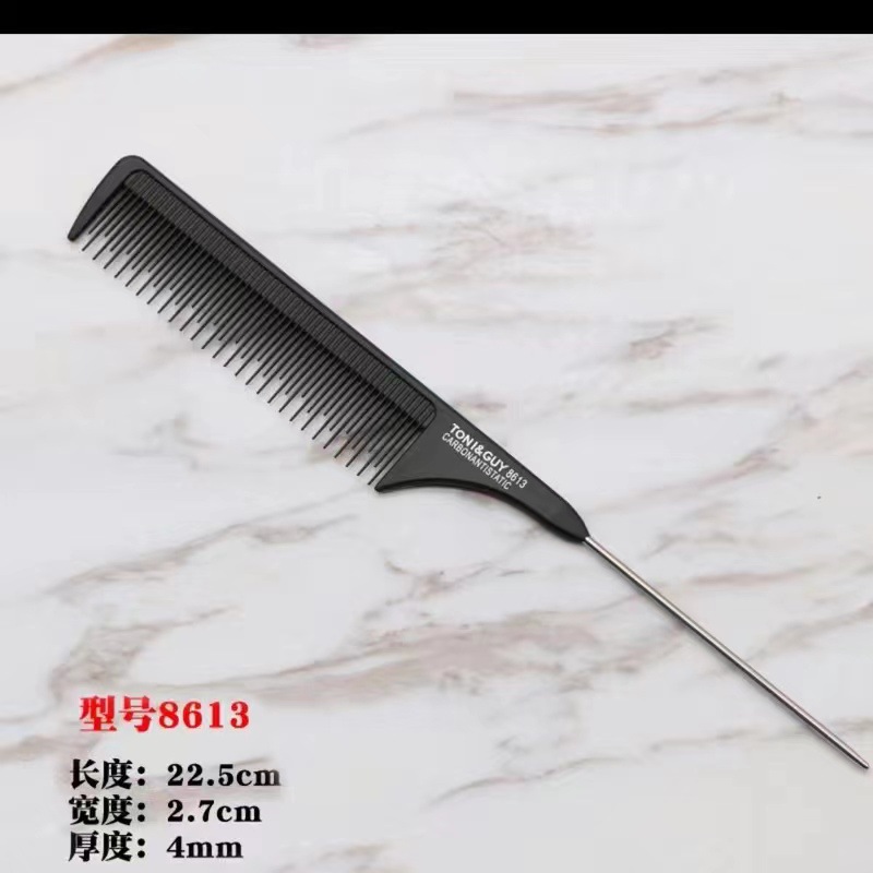 Pein de fibra de carbono pein de acero pein de aguja fábrica al por mayor pein de corte de pelo pein de corte de pelo pein de punta al por mayor