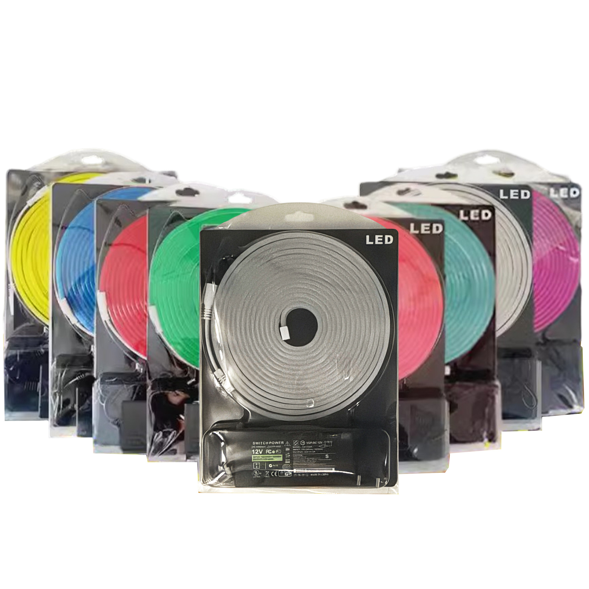 Lámparas de línea LED atmósfera publicitaria modelado barra de luz de neón conjunto de plástico flexible modelado exclusivo transfronterizo