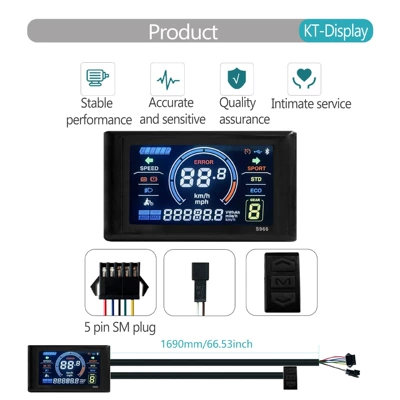 Elektromobil cihazları modification accessories LCD-S966 smart