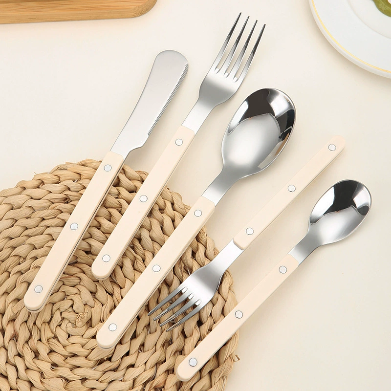 Tableware stainless steel, brand set, increased thickness, light luxury style