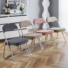 可折叠成人矮椅座高38电镀靠背椅办公学生电脑椅地摊烤肉烧烤凳子