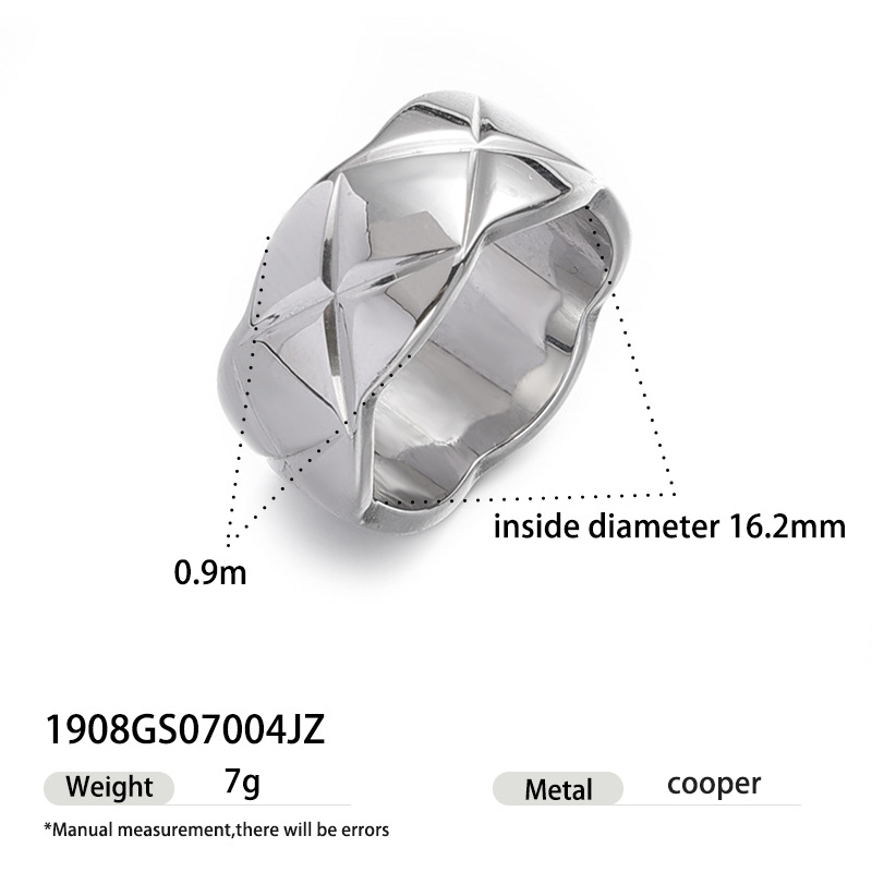 Anillo de oro de acero inoxidable de alta calidad, anillo de acero de titanio no se desvanece, joyas de mujer