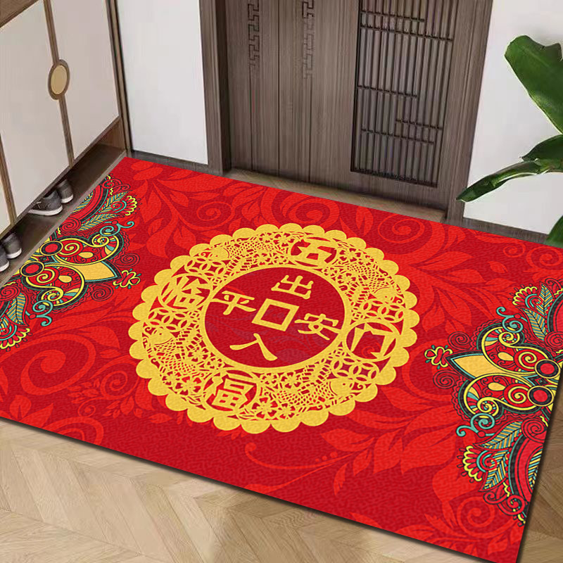 出入平安家用玄关入户门口地垫浴室加厚硅藻泥吸水防滑耐脏垫子