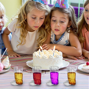 New HOT e-commerce 1.5OZ creative cowboy boots cup 45 ml children's party birthday party color decoration cup