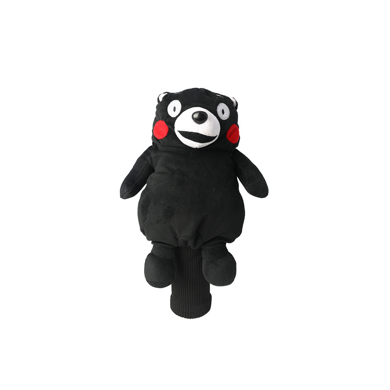 Juego de palos de oso Kumamoto transfronterizo, juego de golf, juego de palos de relleno, juego de palos de lana, juego de palos de muñeca, comercio exterior