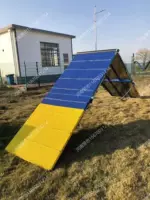 Конкурсный беговой мост для собак FCI, верхняя и нижняя полосы препятствий А-образной формы, рама для спортивных соревнований по аджилити.
