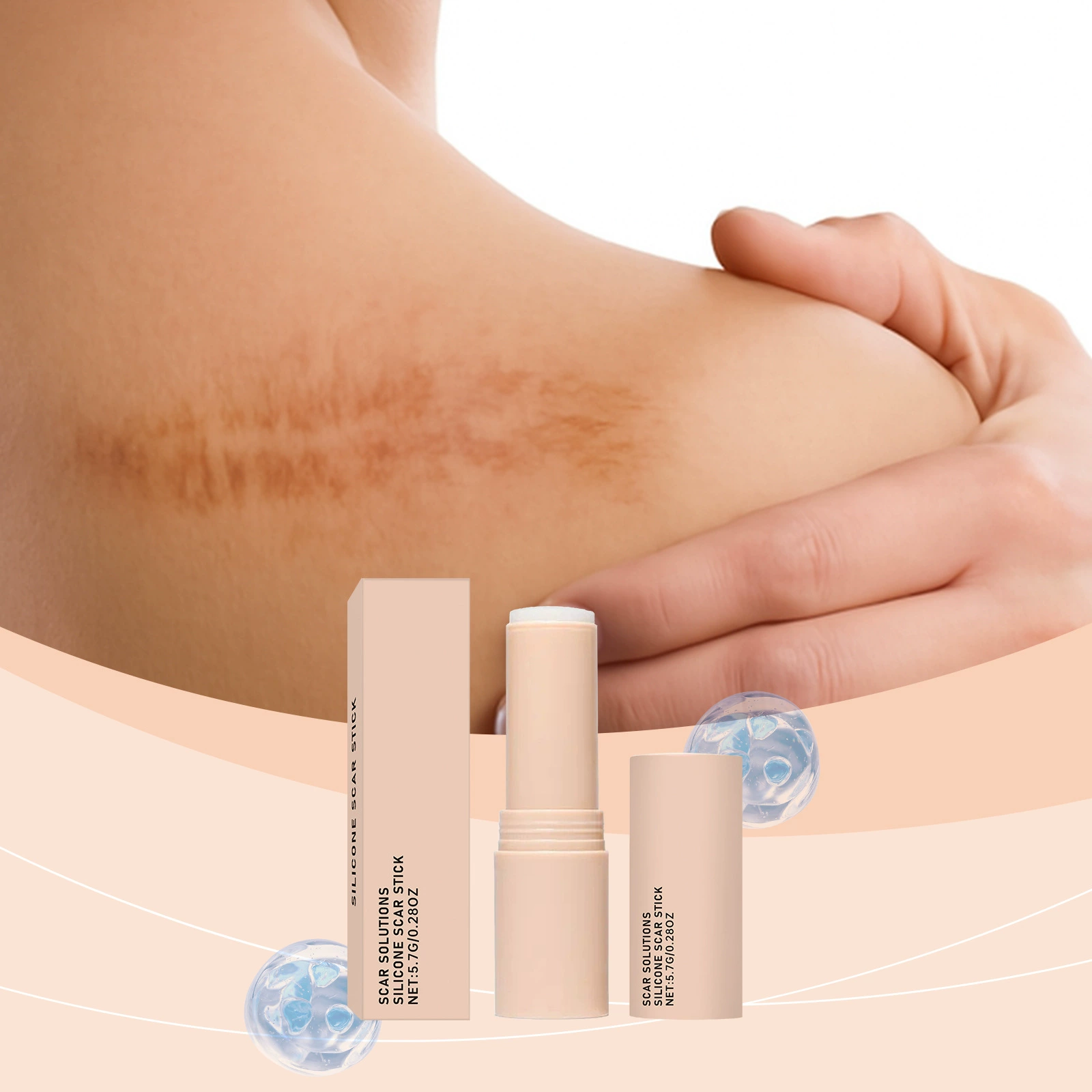 Увлажняющий стик для кожи Нежный, нежный и нежный уход Увлажняющий и питательный для кожи Ежедневное наружное применение Стик для ухода за кожей