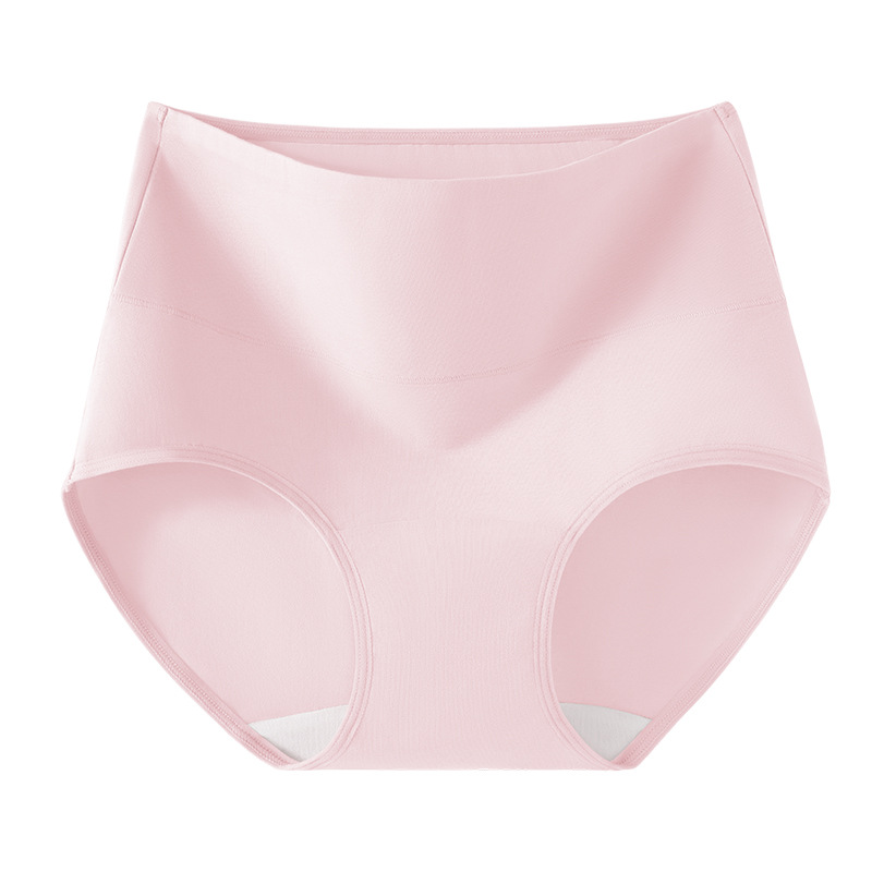 Bragas suaves transpirables de algodón de cintura alta entrepierna antibacteriana entrepierna de algodón entrepierna más larga pantalones de algodón de gran tamaño para mujer