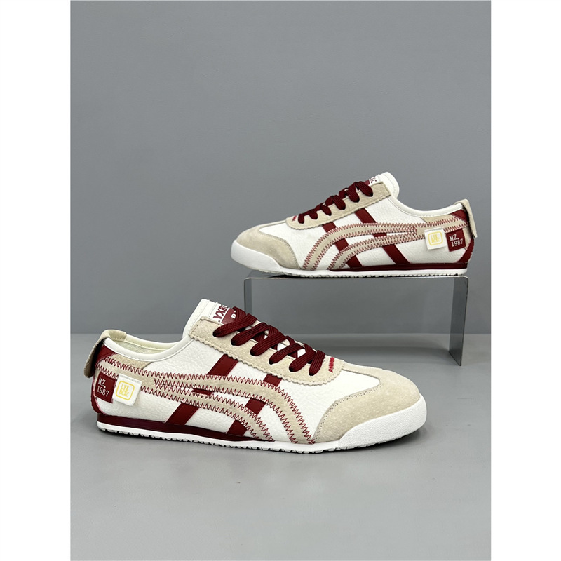 Yj Fashion Trendy Brand Color Matching Classic Versatile Forrest Gump Sneakers Autum New Genuine Leather Comfortable Low-Top Sports and Leisure Men