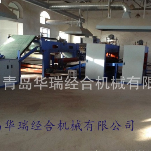 青岛华瑞经合机械厂家制造驼毛被生产线   全自动驼毛被生产线