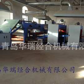 青岛华瑞经合机械厂家制造驼毛被生产线   全自动驼毛被生产线