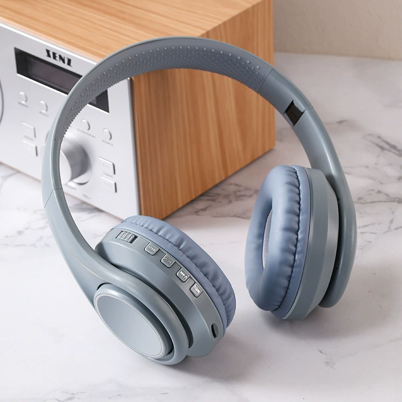 Стильные складные накладные Bluetooth-наушники с мощным басом, стерео, заводская частная модель