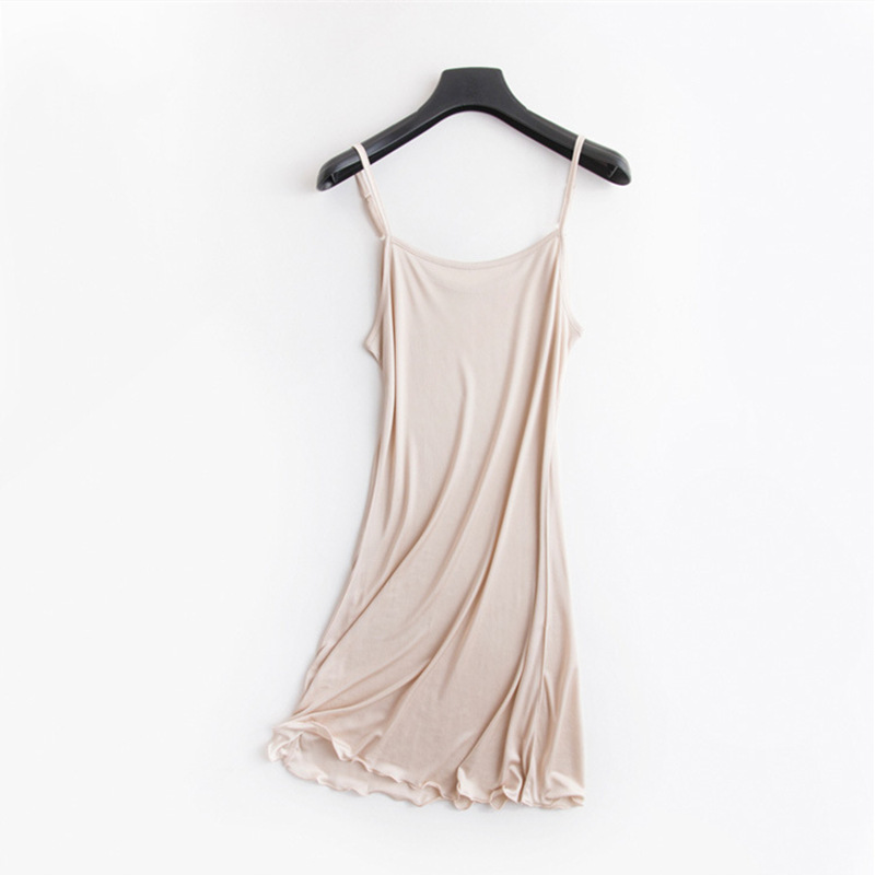 Easy to Match with Silk Slip Dresses, Long Silk Petticoats, Silk Base Dresses, Women's Nightgowns, Comfortable and Breathable