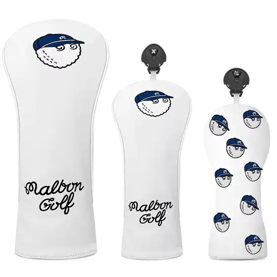 Golfer Series New Drawstring Baseball Cap, #1 Fairway Wood Headcover, Simple Universal Club Head Protector