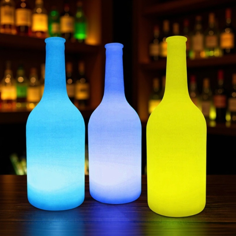 Lámpara de escritorio LED decoración creativa botella de vino lámpara restaurante discoteca bar atmósfera lámpara decoración lámpara decoración lámpara de noche