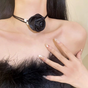 �߼��п羳�Ʒ�Ƽtɫõ�廨�机�ɫ�����i���i�choker��Ů