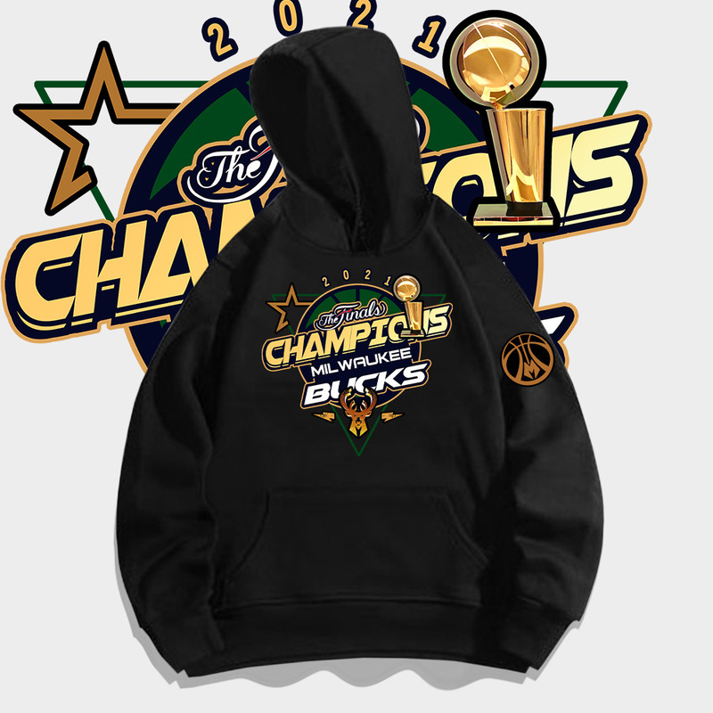 Y Bucks Alphabet Song Winning Hooded Sweatshirt Men's Fashion Brand Autumn Basketball Sports Loose Shoulder Large Size Jacket