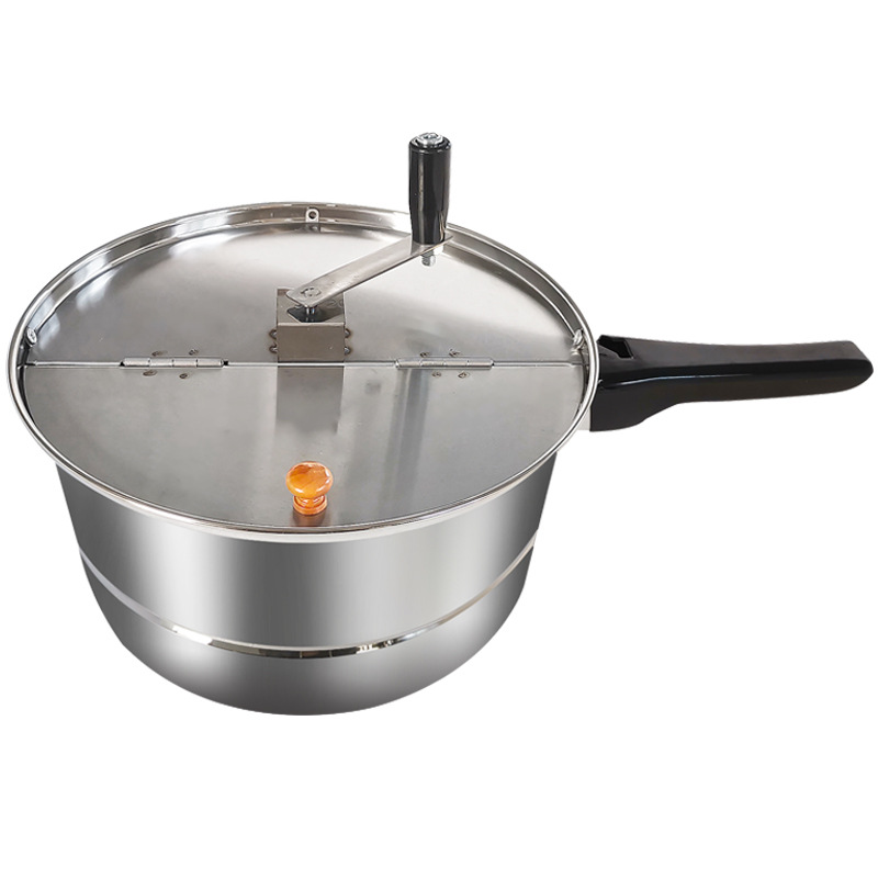 Máquina de palomitas de maíz Lipen2024 máquina de palomitas de maíz de mano olla de palomitas de maíz única máquina de palomitas de maíz doméstica comercial