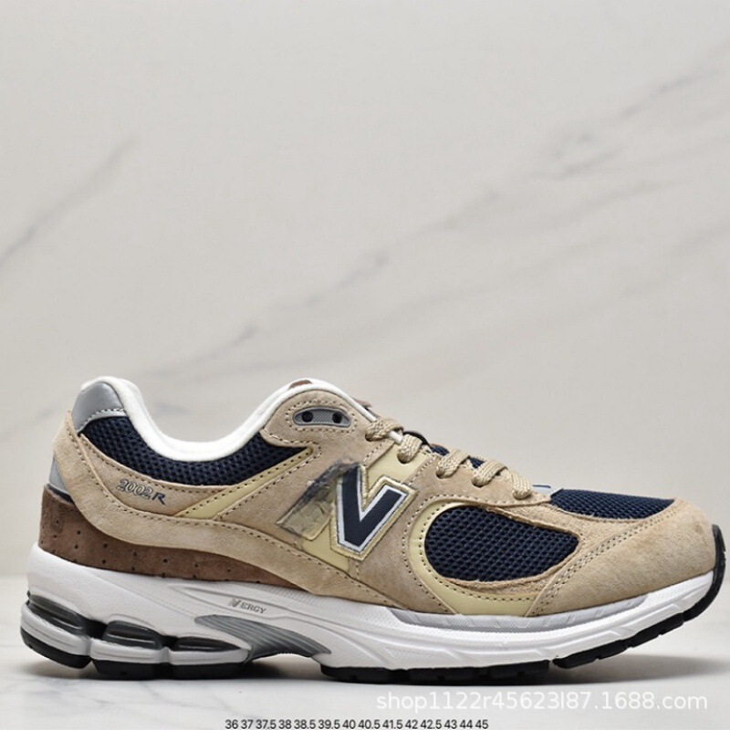 NB 2002豚八革エアクッションカジュアルランニングスニーカー|undefined
