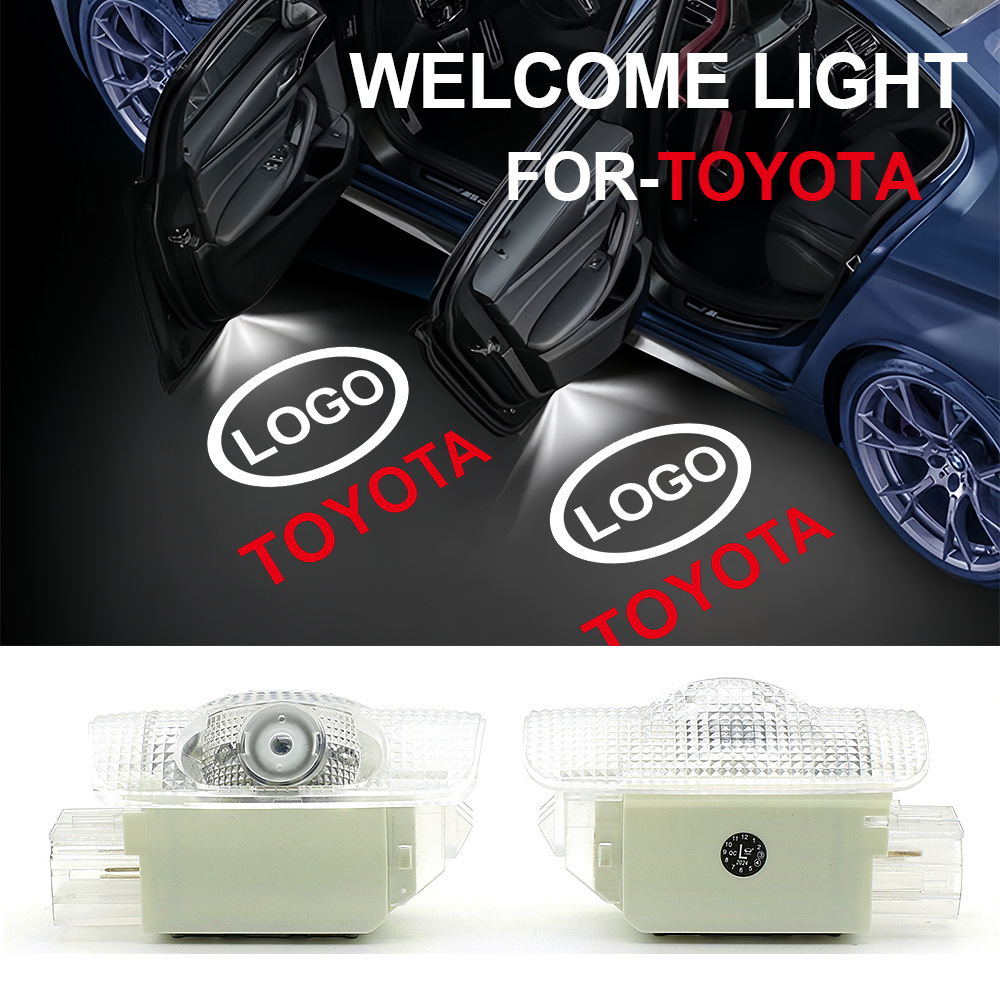 Suitable for Toyota toyota Crown series car LED light welcome light car light modification accessories HD car