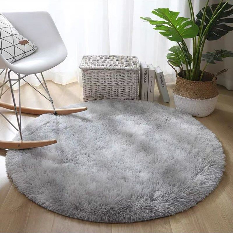 Nordic Round Carpet Bedroom Living Room Bedside Blanket Hanging Basket Computer Chair Yoga Floor Mat Dressing Table Floor Mirror Mat