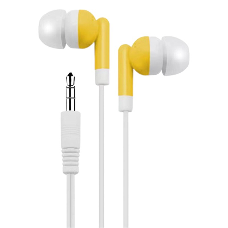 Factory Colorful In-Ear Wheat-Free Wired Music 3.5mm Headphones Wholesale Mobile Phone Tablet Mp3/Mp4 Universal Earplugs