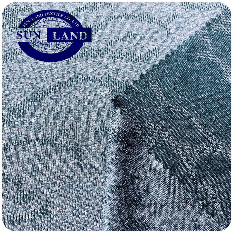 阳离子迷彩提花合纱网眼布 单/双面电脑提花针织布 可来样定做