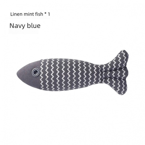 Cat Toy Funny Azabu Fish Toy Self-Happy Cat Toy Containing Cat Mint Cat Toy Pet Cat Mint Toy