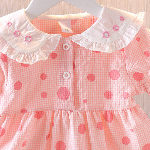 Children's Fashionable Korean Version Summer Outfit  Girls' Dress Summer Infants and Toddlers Cute Baby Girls Princess Dress